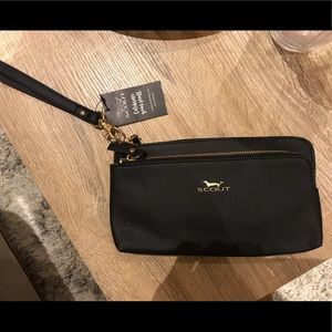 Scout Black Wristlet - never used